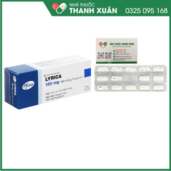 Lyrica 150mg - Thuốc trị đau thần kinh